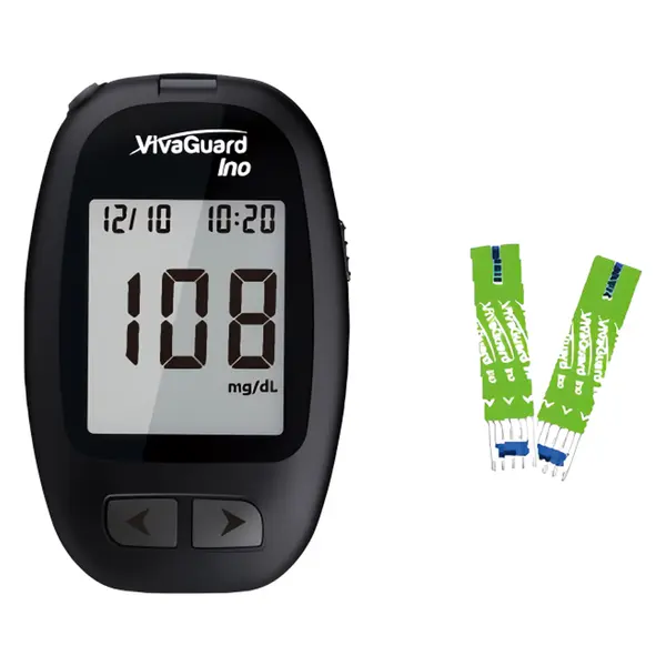 VivaGuard Ino Diabetes Testing Monitor with Kit – View 1