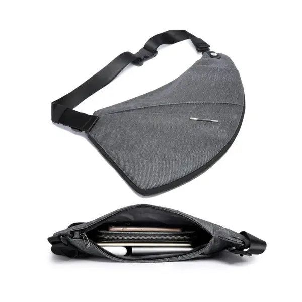 Bange BG-7378 Cypher Expandable Waterproof Cross body Chest Bag – Color: Gray – View 2