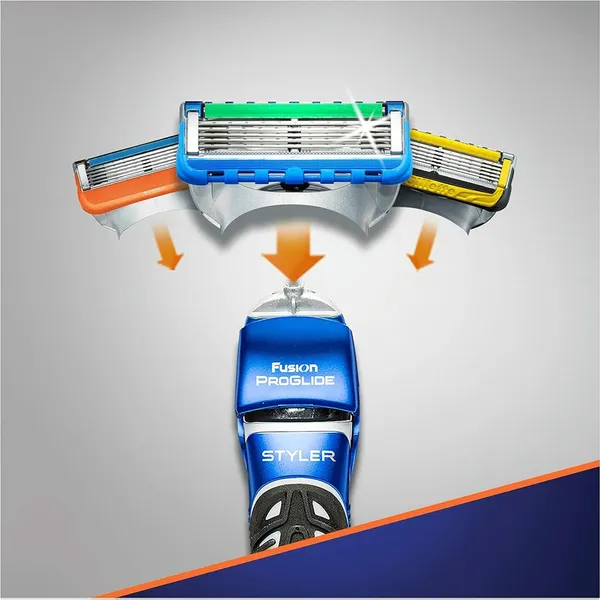 Gillette Fusion ProGlide Styler 3-in-1 Waterproof Trimmer & Shaving Razor – View 3