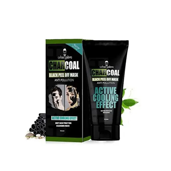 UrbanGabru Charcoal Peel Off Men & Women Deep Skin Purifying Cleansing For Face Mask – View 2