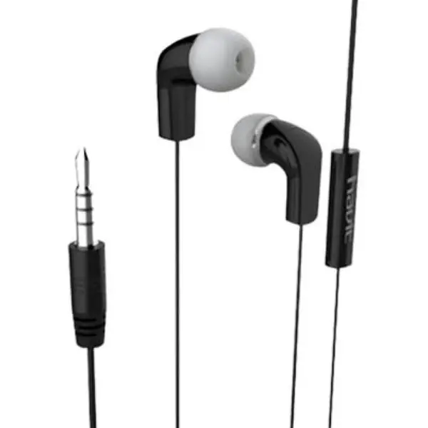 Havit E19P 3.5mm Wired Earphone – Color: Black – View 1