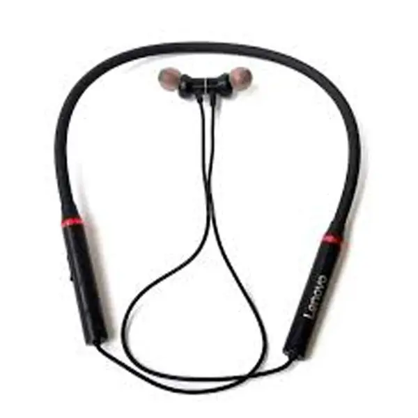 Lenovo HE05X Bluetooth Neckband Stereo Earphone Black – View 3
