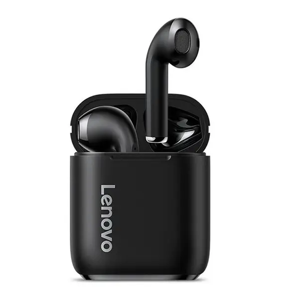 Lenovo LP2 TWS Wireless Bluetooth Earbuds – Color: Black – View 1