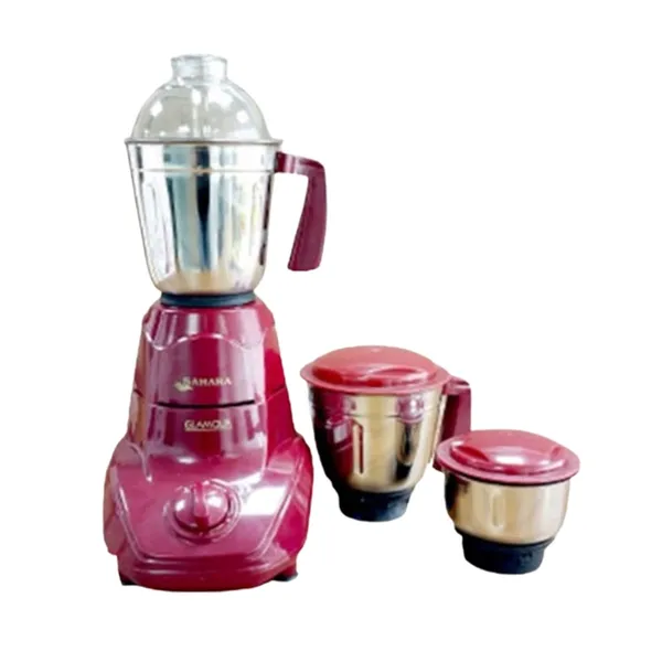 Sahara Glamour 750W 3 Jars Mixer Grinder with Stainless Steel Blades – View 1