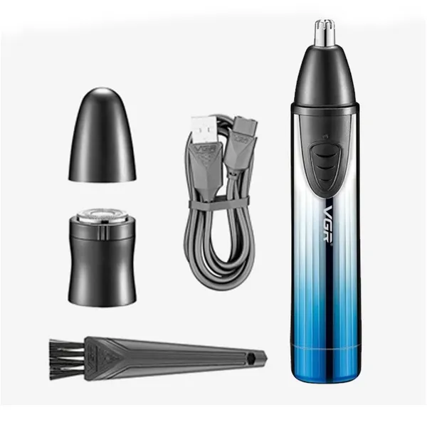 VGR V-619 Professional 2-in-1 Nose Trimmer and Grooming Kit for Men and Women – View 2