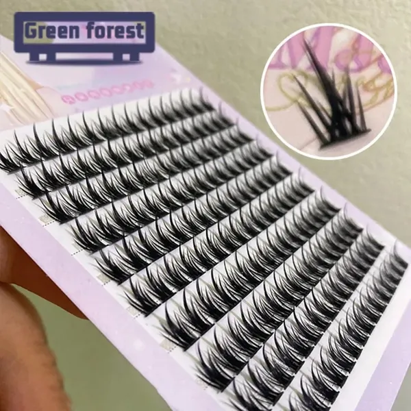 New Green Foret Good Ductility Women Coplay Fale Lahe Eyelashes – View 4