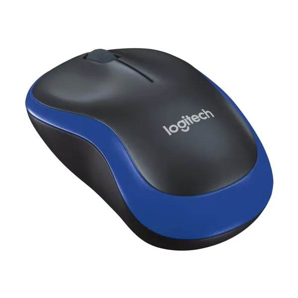 Logitech M185 Compact Optical Wireless Mouse – Color: Blue – View 2