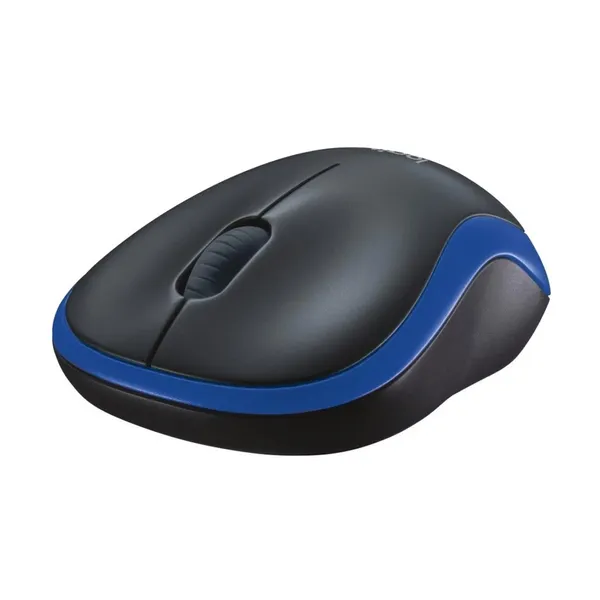 Logitech M185 Compact Optical Wireless Mouse – Color: Blue – View 3