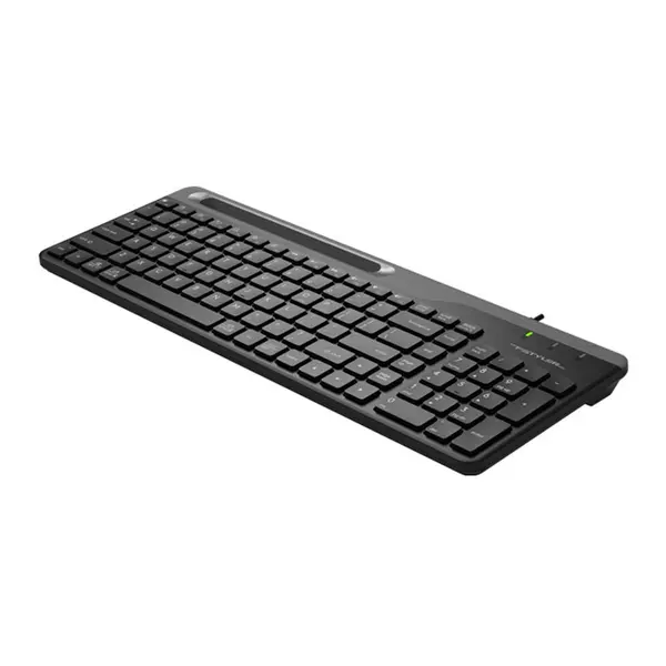 A4TECH FK25 Fstyler Wired Keyboard with Mobile Stand – Color: Black – View 4
