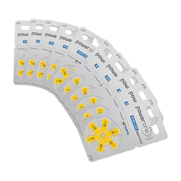 Power One Hearing Aid Batteries, 1.45V - Set of 6 varta, p 10 – View 2