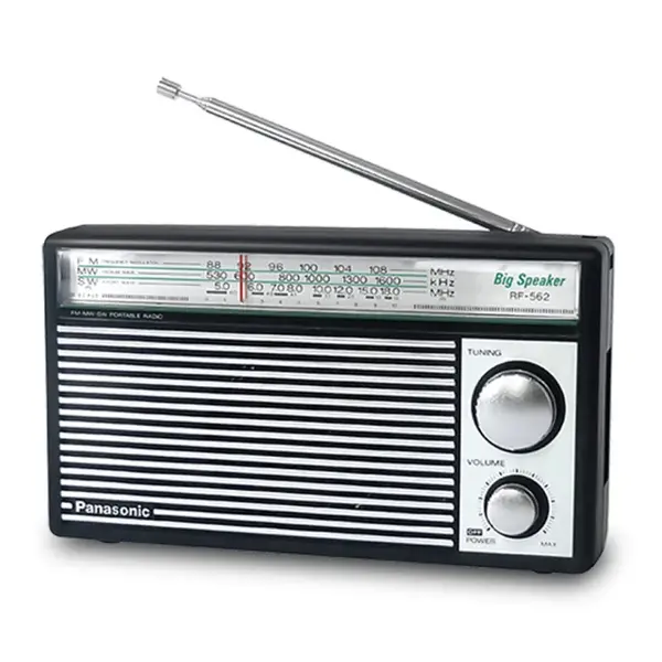 Panasonic RF-562DD2 Portable 3-Band FM/MW/SW Radio – View 2
