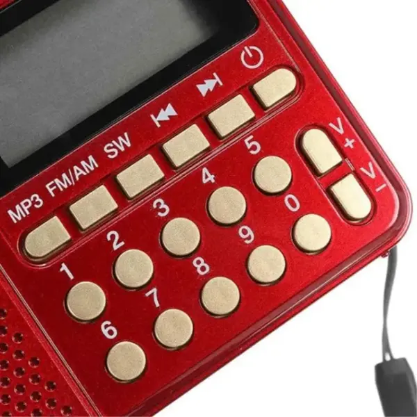 HABONG 21 full-band Portable Rechargeable FM Radio – View 3