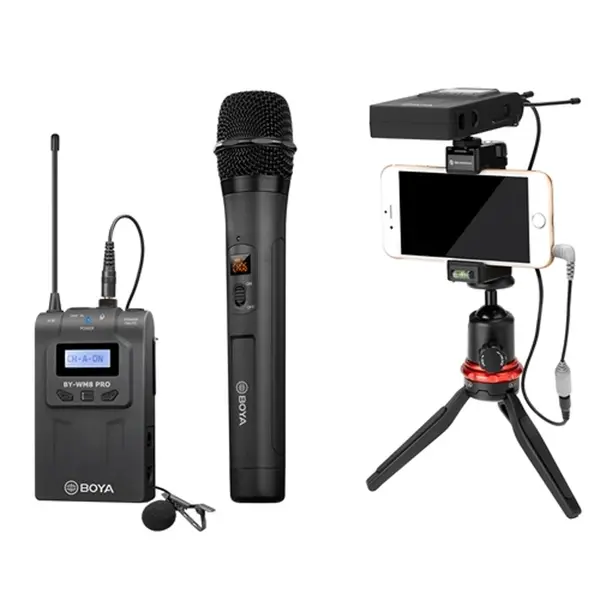 Boya BY-WM8 Pro-K4 Dual-Channel UHF Wireless Microphone – View 3