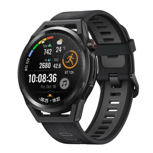 Huawei Watch GT Runner AMOLED Smartwatch – Color: Black – View 1