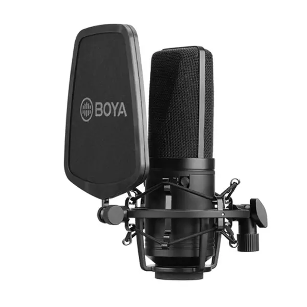 Boya BY-M1000 Large Diaphragm Multi-Pattern Condenser Microphone – View 3