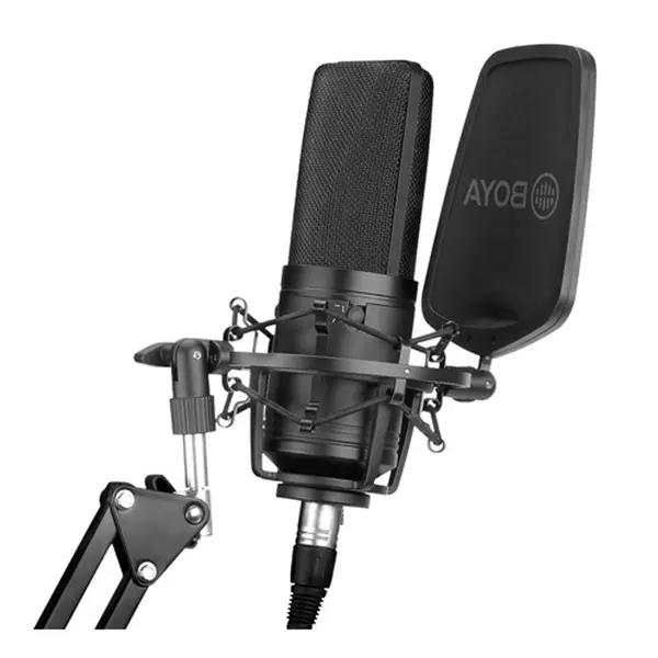 Boya BY-M1000 Large Diaphragm Multi-Pattern Condenser Microphone – View 2