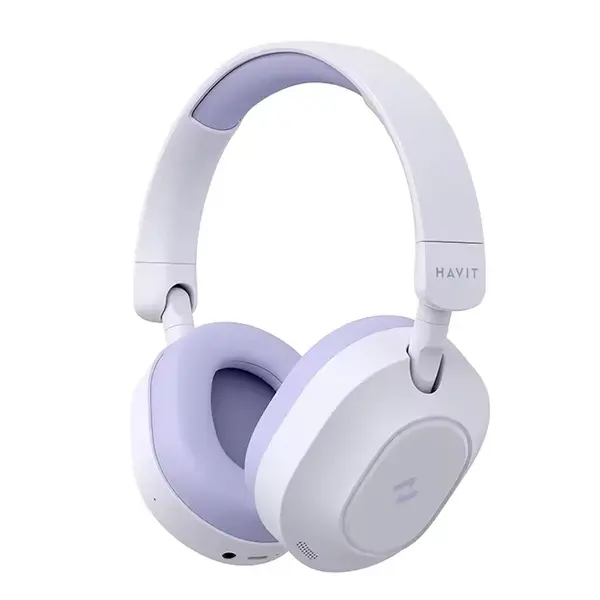 Havit H668BT ANC Foldable Bluetooth Over-Ear Headphone – Color: Purple – View 2