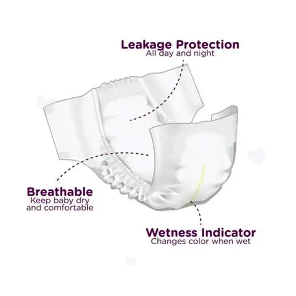 SMC Smile Hypoallergenic & Rash-Free Belt System Baby Diaper – Quantity: 0-5 pcs – View 2