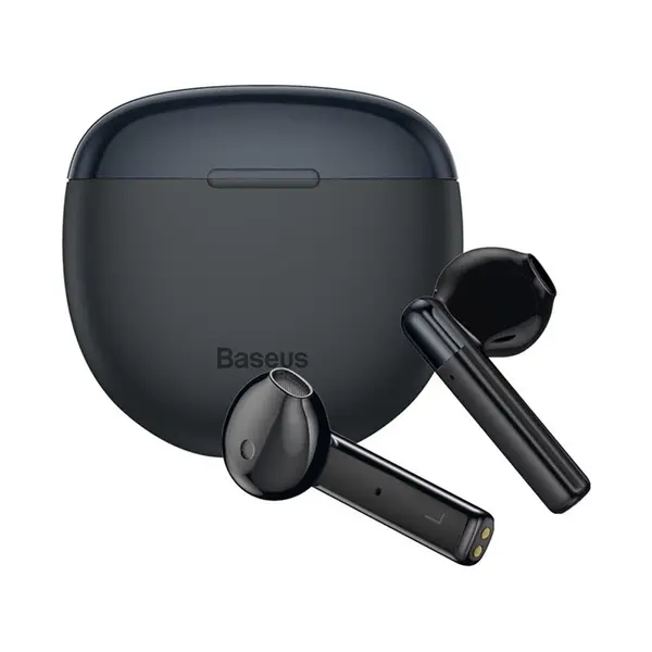 Baseus AirNora Encok W2 TWS Bluetooth Earbuds – Color: Black – View 2