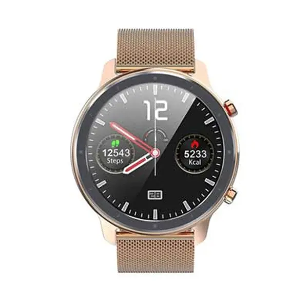 Microwear L11 IP68 Waterproof Smartwatch – Color: Gold – View 2