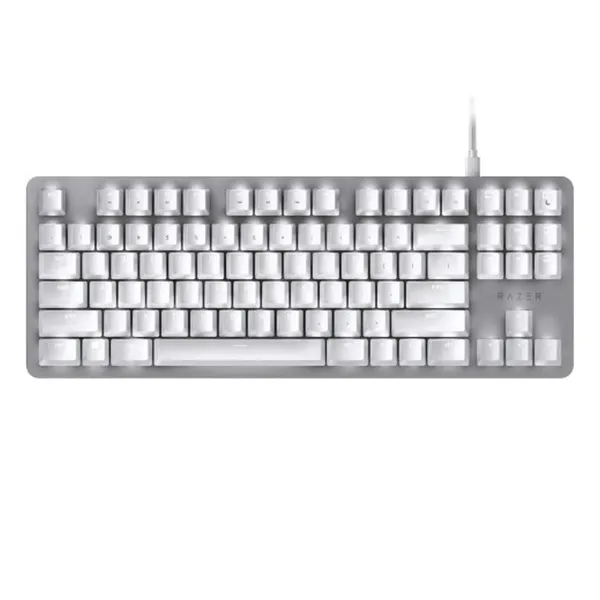 Razer BlackWidow Lite Silent & Compact Mechanical Gaming Keyboard – Color: White – View 1