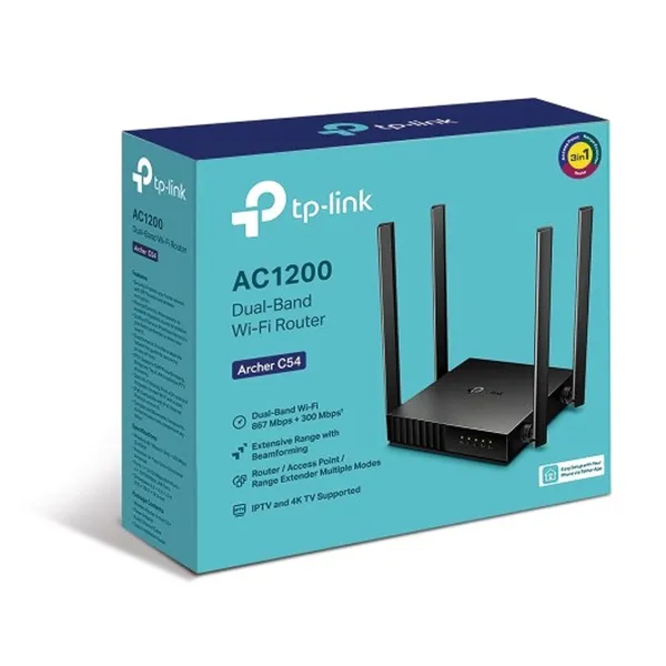 TP-Link Archer C52 AC1200 Dual Band Wi-Fi Router – View 4