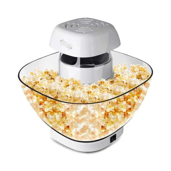 DSP KA2018 Electric Popcorn Maker Machine Oil Free – Color: White – View 1
