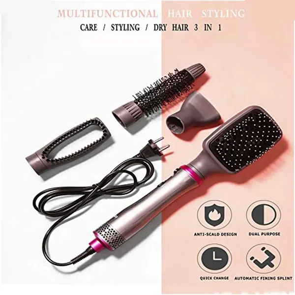 VGR V-408 Professional 4-in-1 Hot Air Styler Hair Curlers Set for Women – View 2