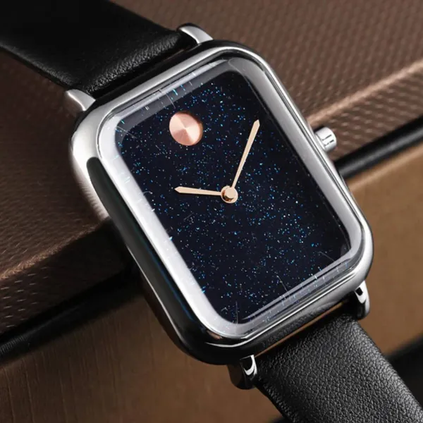 SKMEI 9187 Casual Quartz Leather Watch For Men – Dial Color: Black, Strap Color: Black – View 3