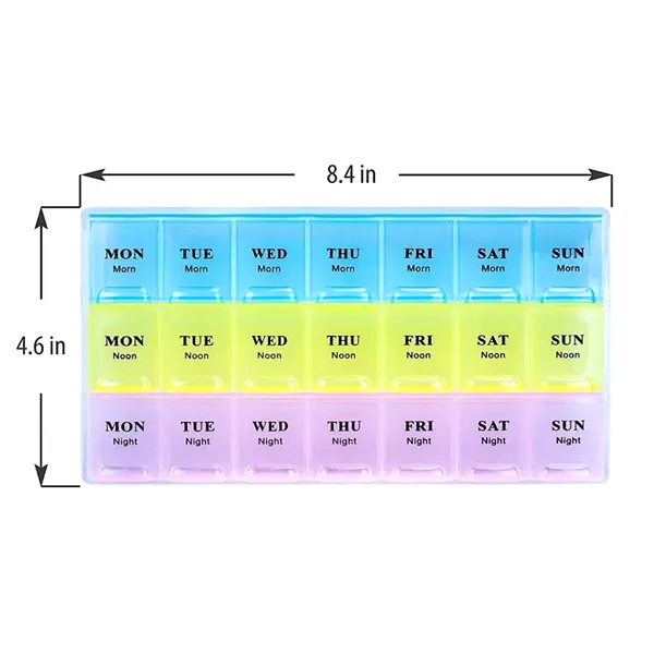 21 Days or 3 Weeks Home Soul Medicine Organizer Reminder Storage Box – View 2