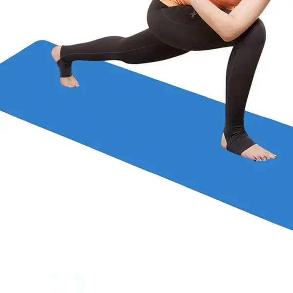 6*2 Fit Sports & Fitness E-Co Friendly Quality 8mm Gym Yoga Mats – Color: Blue, Thickness: 8 mm – View 3