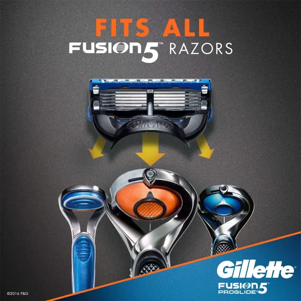 Gillette Fusion-5 Proglide FlexBall Manual Razor Shaving Blades – Quantity: 2 Units – View 2