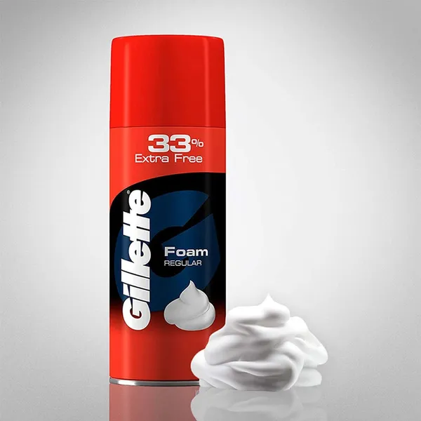 Gillette Classic Regular Pre Smooth Provides Shaving Foam – Quantity: 418 g – View 2