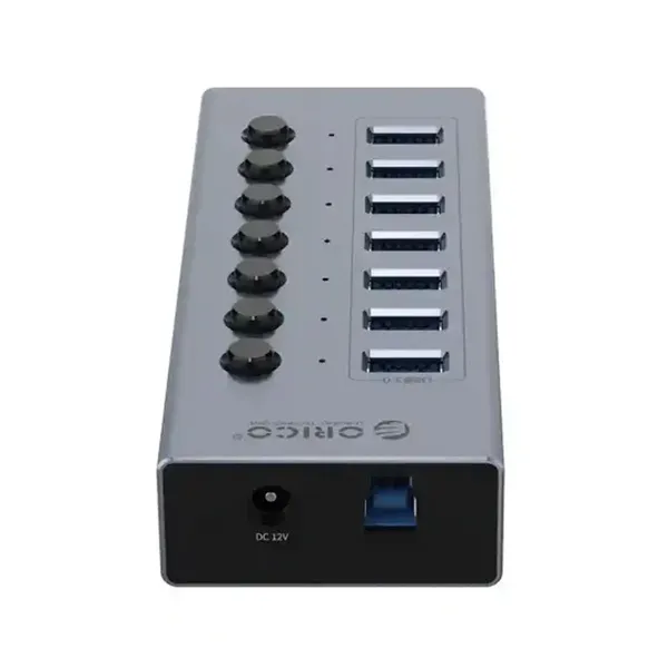 ORICO BT2U3-7AB 7-Port USB3.0 Hub with Individual Switches – View 2