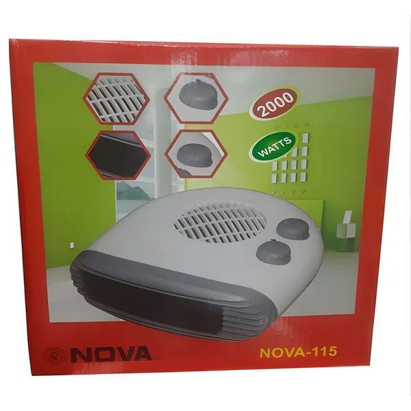 Nova -115 Portable Electric Fan Room Heater – View 4
