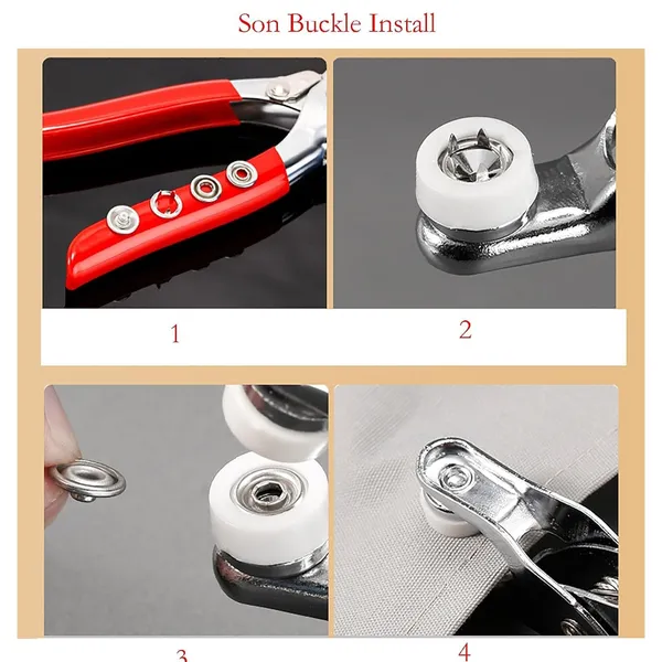 Snap Button Pliers – Easy Press Tool for Installing Snap Buttons – View 3