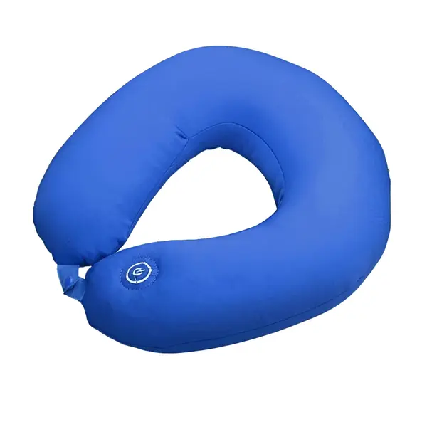 Ergonomic Battery Operated Neck Massager Pillow – Color: Blue – View 1