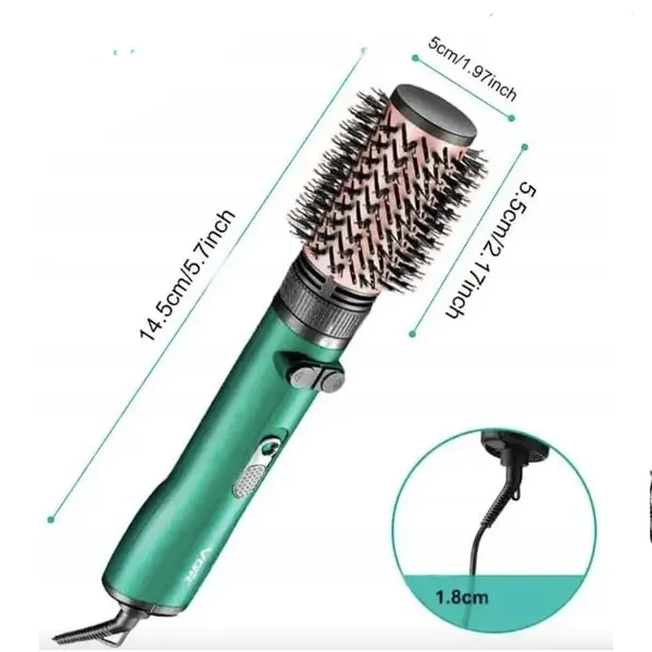 VGR V-498 2 in 1 Professional Rotating Hot Air Styler Hair Curler – View 3