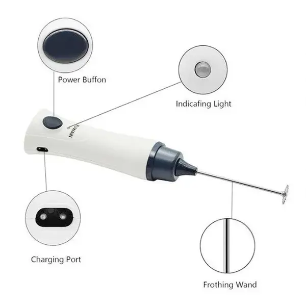 Rechargeable electric multi-functional hand mixer – View 3