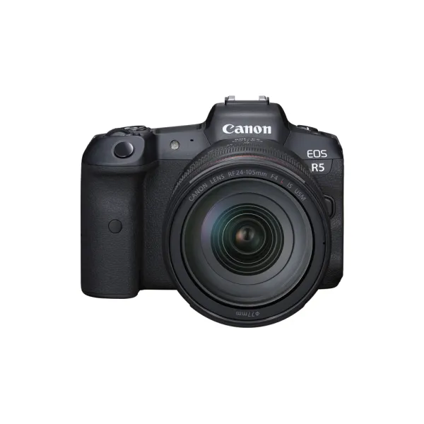 Canon EOS R5 Black Professional Mirrorless Camera – View 1