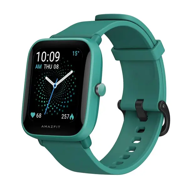 Amazfit Bip U Bluetooth Calling Smartwatch – Color: Green – View 1