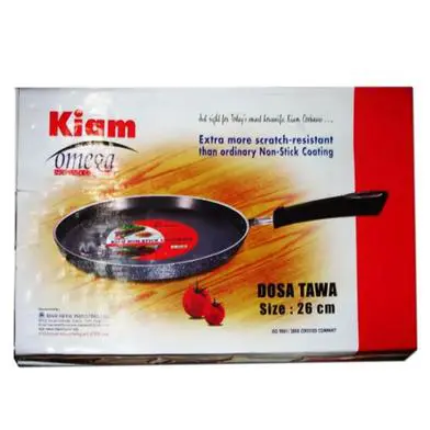 Kiam 26cm Classic Non Stick Dosa Tawa and Fry Pan – View 3