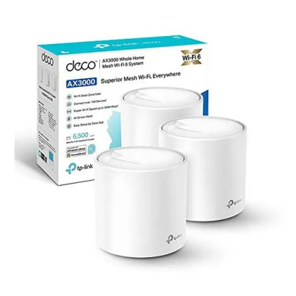 TP-Link Deco X50 AX3000 Dual Band Mesh Router 3-Pack – View 3