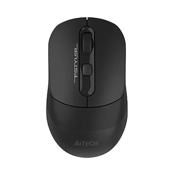 A4TECH FSTYLER FB10CS Silent Multimode Rechargeable Wireless Mouse – Color: Black – View 1