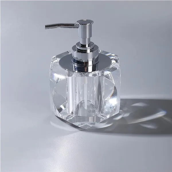 Crystal Hand Wash Dispenser 350 ml Soap Conditioner Shampoo Gel Liquid Dispenser – View 4