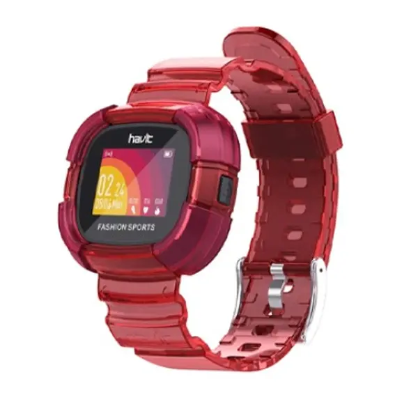 Havit M90 Fashion Sports Smart Watch – Color: Red – View 2