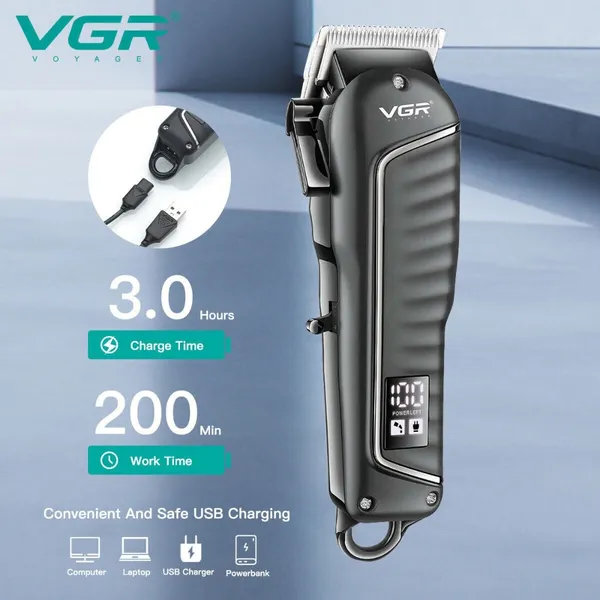 VGR V-683 Professional Rechargeable Hair Clipper For Men Trimmer – View 6