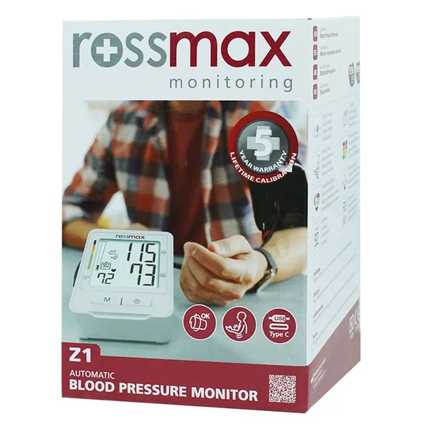 Rossmax Z1 Automatic Upper-Arm Blood Pressure Monitor – View 5