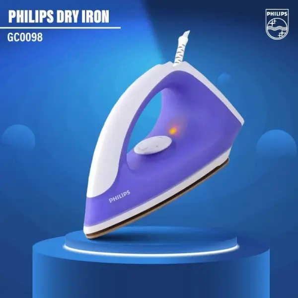 Philips GC098/30 Classic 750W Overheating Protection Dry Iron – View 4