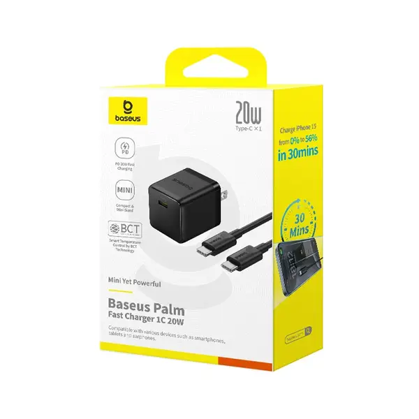 Baseus Palm Series 20W PD Dual Port Fast Charger – View 2